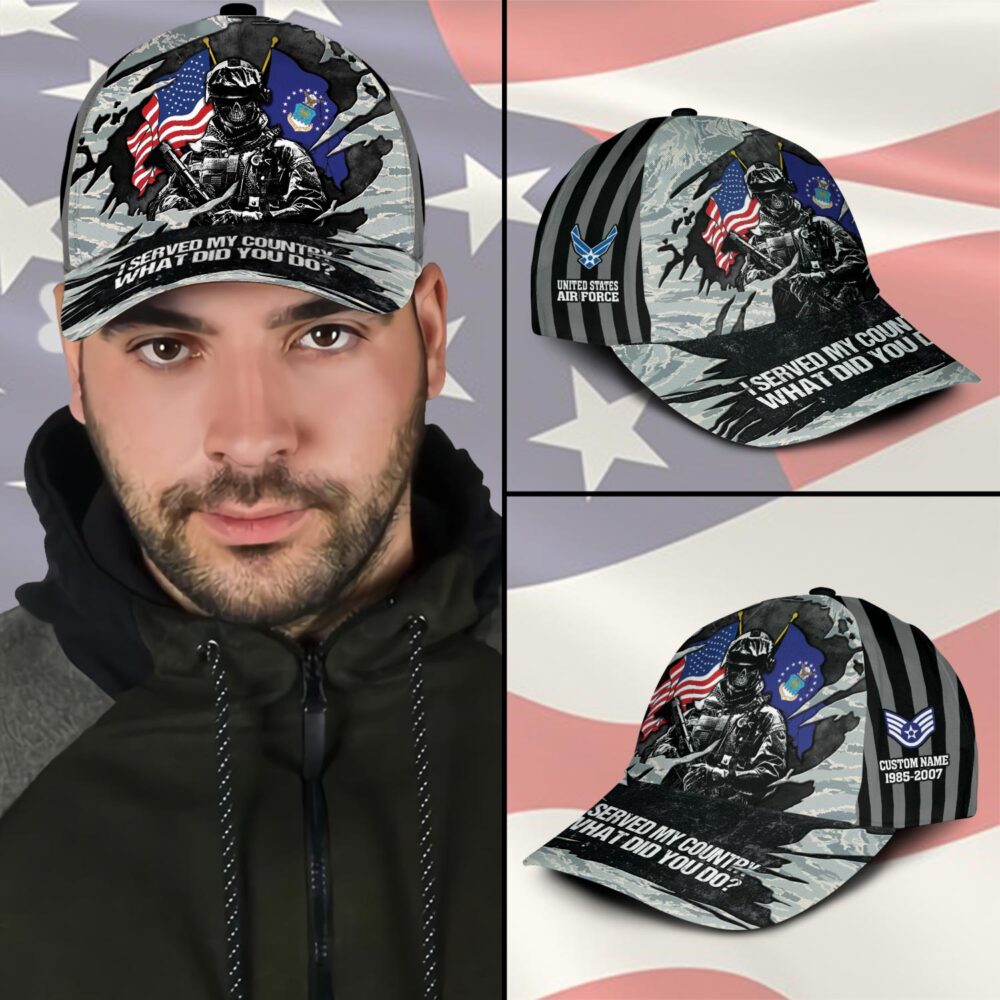 US Air Force, Service Before Self - Classic Cap - Image 3