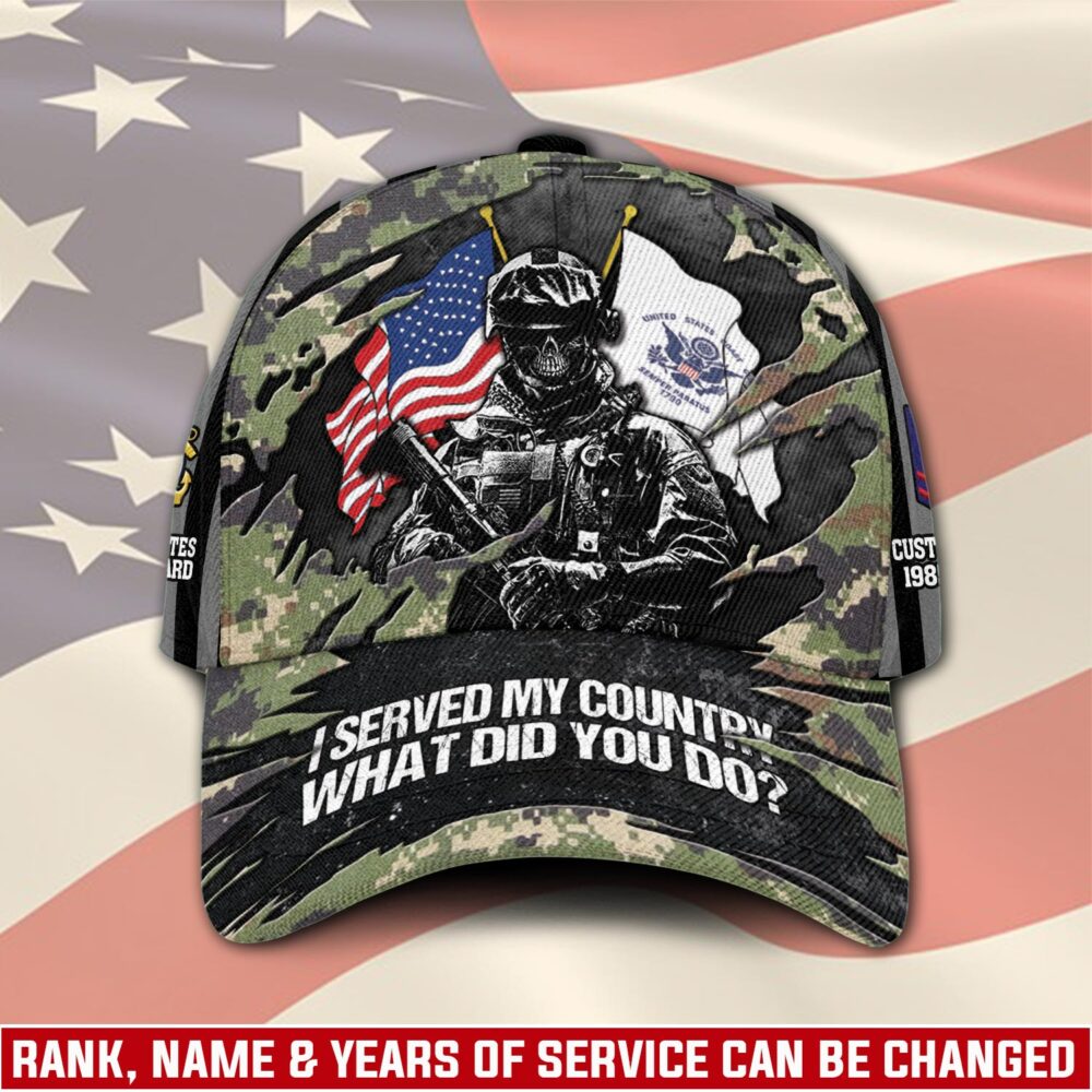 US Coast Guard, E 6 Red - Classic Cap