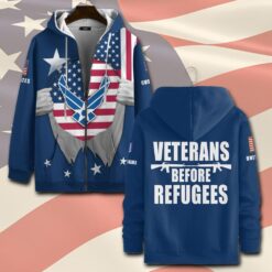 US Air Force , E 5 Air Force Staff Sergeant - Zip Hoodie