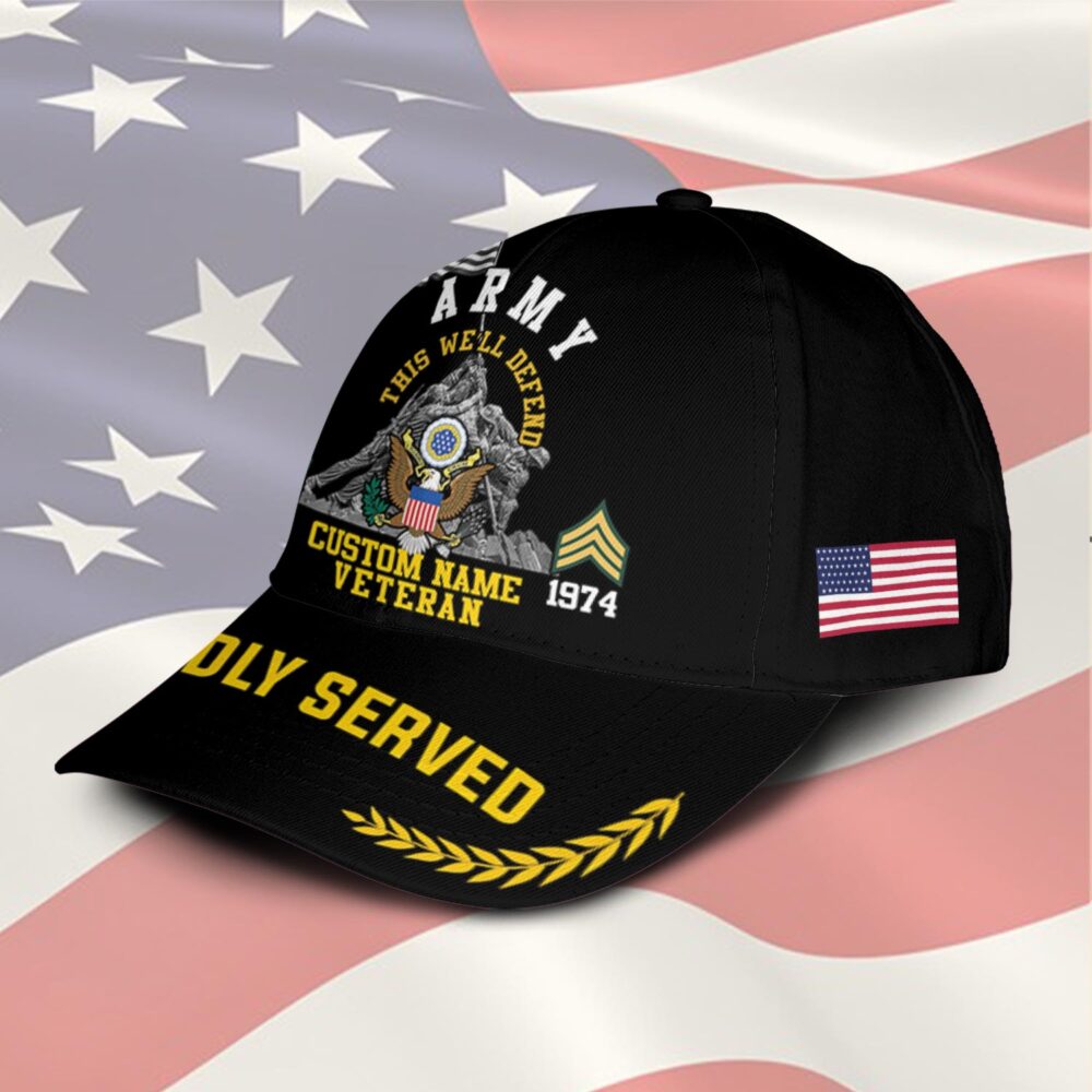 US Army, Freedom Over Fear - Classic Cap - Image 2