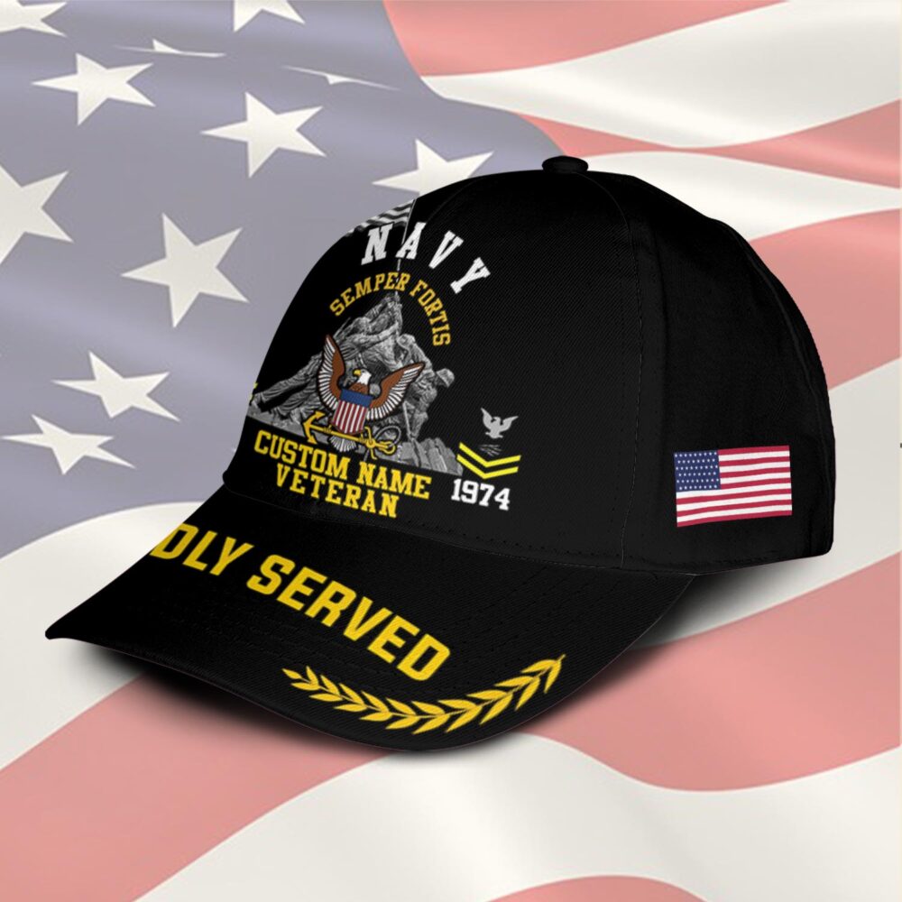 US Navy, Always Courageous - Classic Cap - Image 2