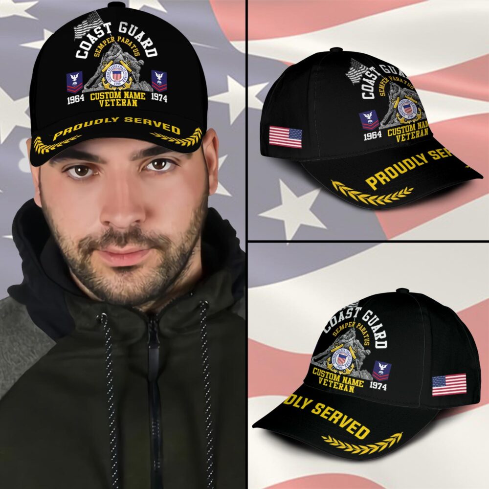 US Coast Guard, Proud To Have Served - Classic Cap - Image 3