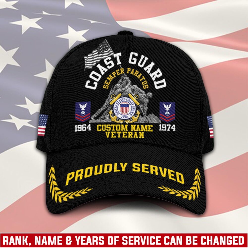 US Coast Guard, Proud To Have Served - Classic Cap