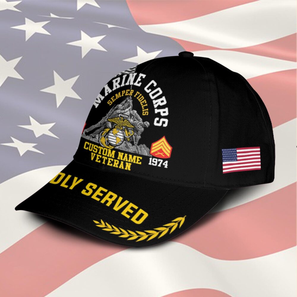 US Marine Corps, Served With Pride - Classic Cap - Image 2