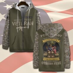 US Army, Honoring All Who Served - Zip Hoodie