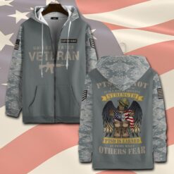 US Air Force , E 7 Air Force Master Sergeant - Zip Hoodie