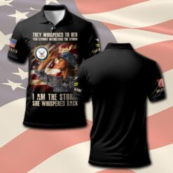 US Navy, E 5 Gold - Polo Shirt