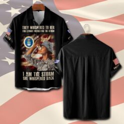 US Air Force , I Walked The Walk - Short Sleeve Button Shirt