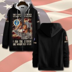 US Air Force , E 7 Air Force Master Sergeant - Zip Hoodie