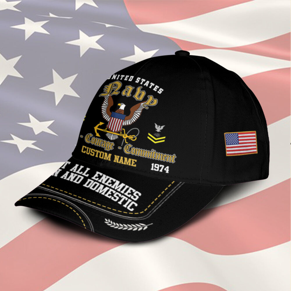 US Navy, Always Remember, Never Forget - Classic Cap - Image 2
