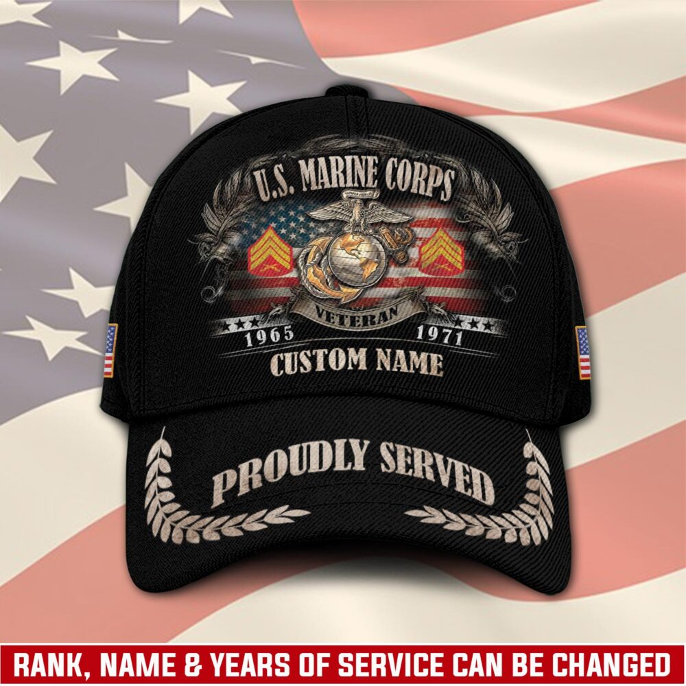 US Marine Corps, E 9 Marines Master Gunnery Sergeant - Classic Cap