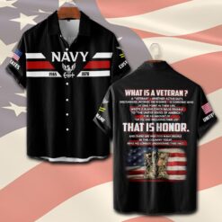 US Navy, E 6 Gold - Short Sleeve Button Shirt