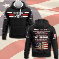 US Coast Guard, E 5 Red - Hoodie