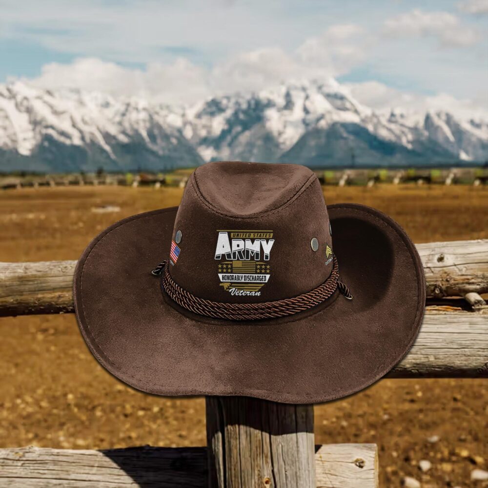 US Army, Served With Pride - Cowboy Hat - Image 4