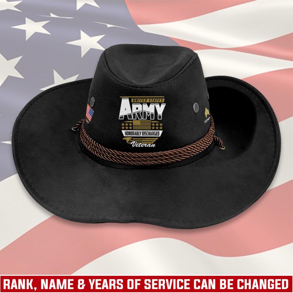 US Army, Served With Pride - Cowboy Hat