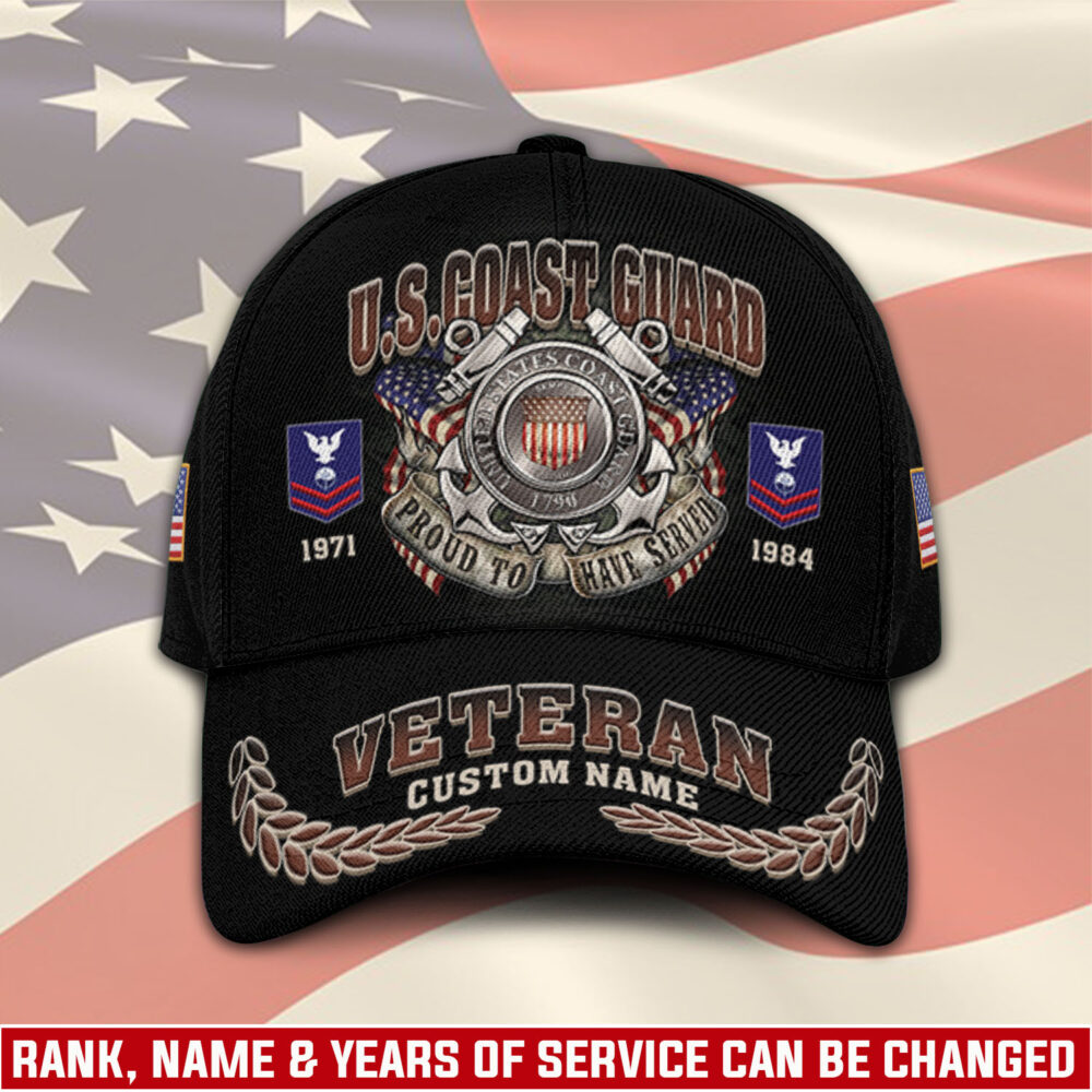 US Coast Guard, E 3 Red - Classic Cap