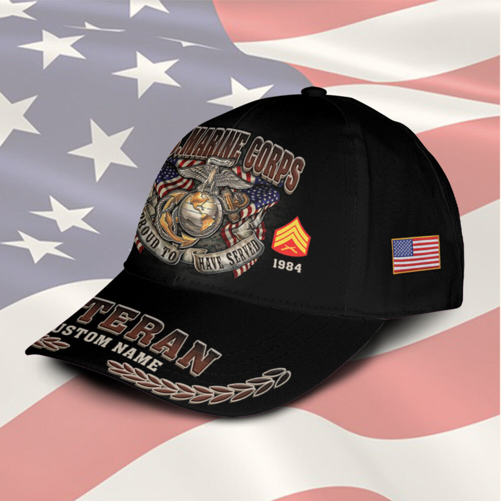 US Marine Corps, E 4 Marines Corporal - Classic Cap - Image 2
