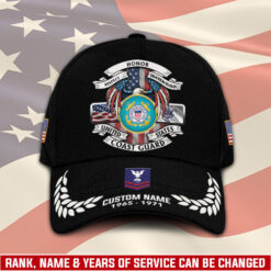 US Coast Guard, E 8 Gold - Classic Cap
