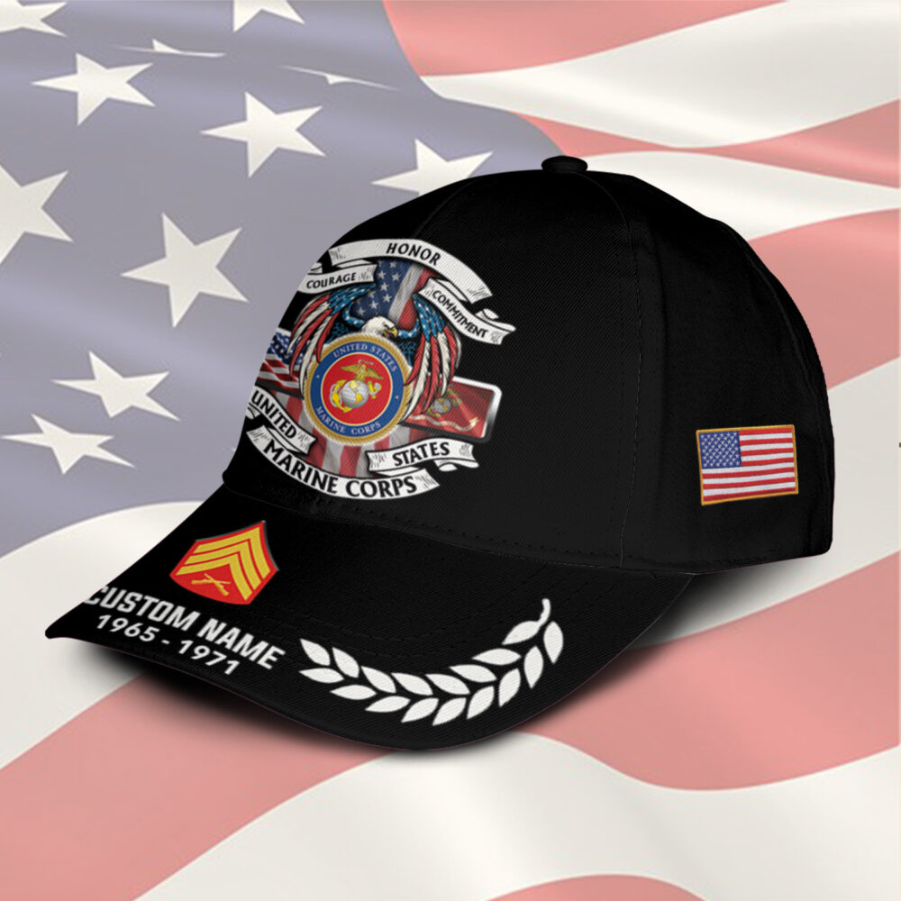 US Marine Corps, Honoring All Who Served - Classic Cap - Image 2