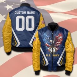 US Navy, E 4 Gold - Bomber Jacket