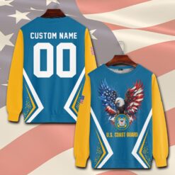 US Coast Guard, American By Birth, Veteran By Choice - Sweatshirt