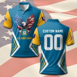 US Coast Guard, E 5 Gold - Polo Shirt