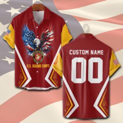 US Marine Corps, The Jarheads - Short Sleeve Button Shirt