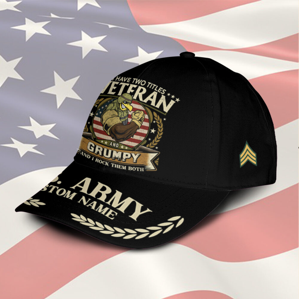 US Army, E 6 Army Specialist - Classic Cap - Image 2