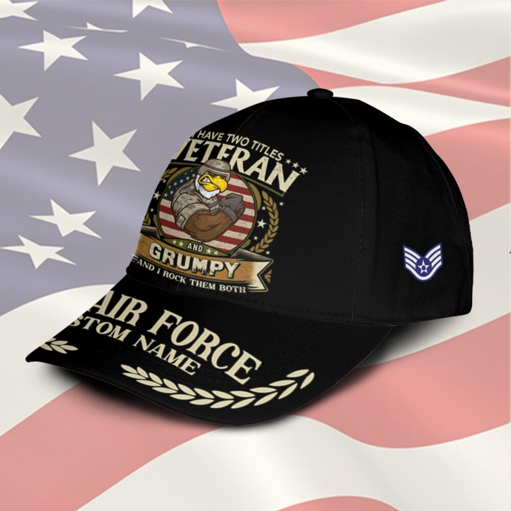 US Air Force, Aim High … Fly-Fight-Win - Classic Cap - Image 2