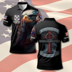 US Coast Guard, E 7 Gold - Polo Shirt