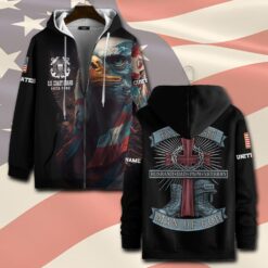 US Coast Guard, Thank a Veteran - Zip Hoodie