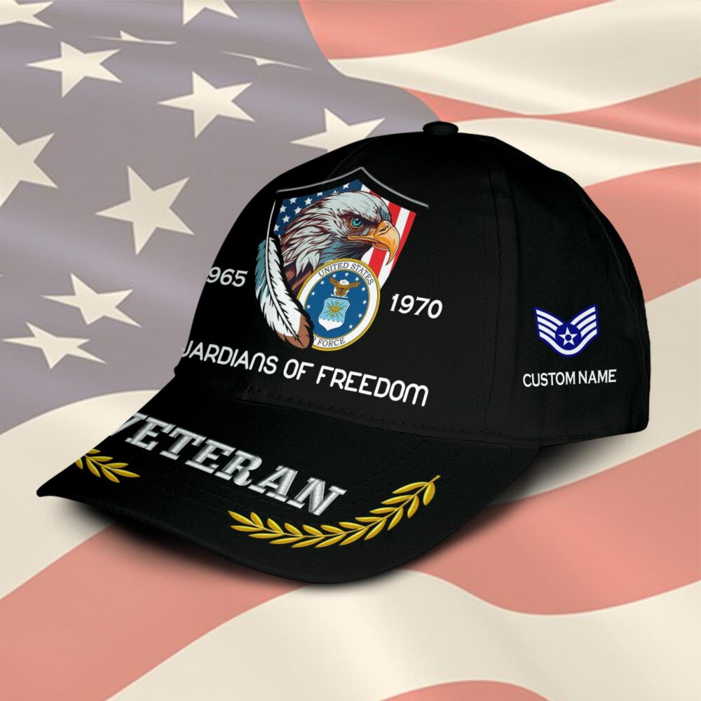 US Air Force, Land Of The Free, Because Of The Brave - Classic Cap - Image 2