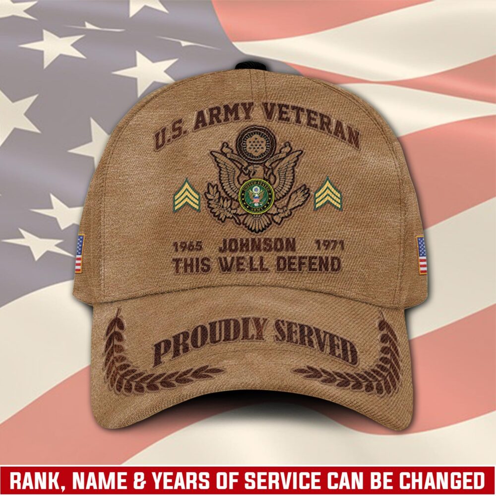 US Army, E 6 Army Specialist - Classic Cap