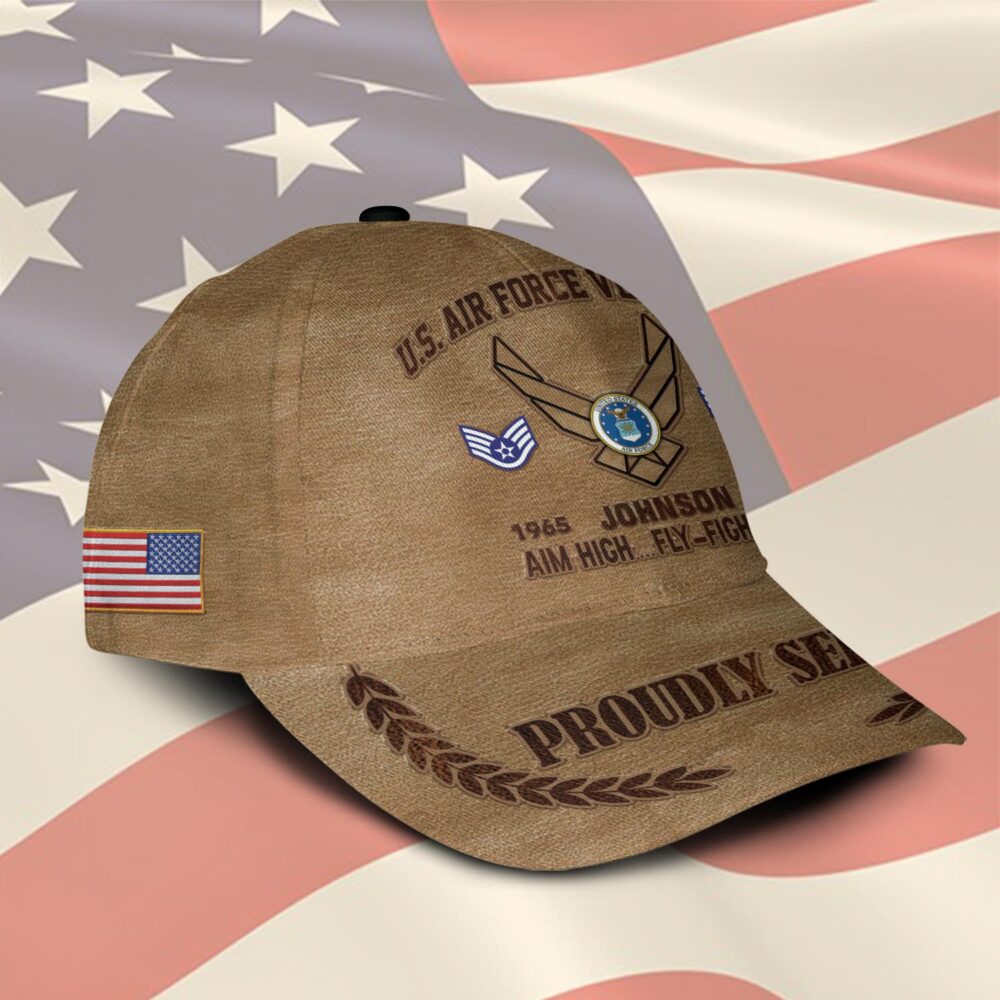 US Air Force, E 3 Air Force Airman First Class - Classic Cap - Image 2
