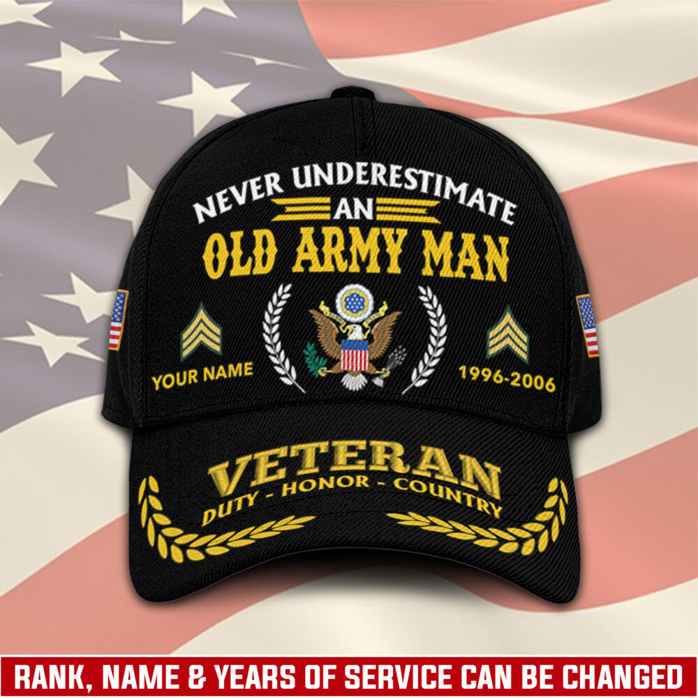 US Army, E 8 Army Master Sergeant - Classic Cap