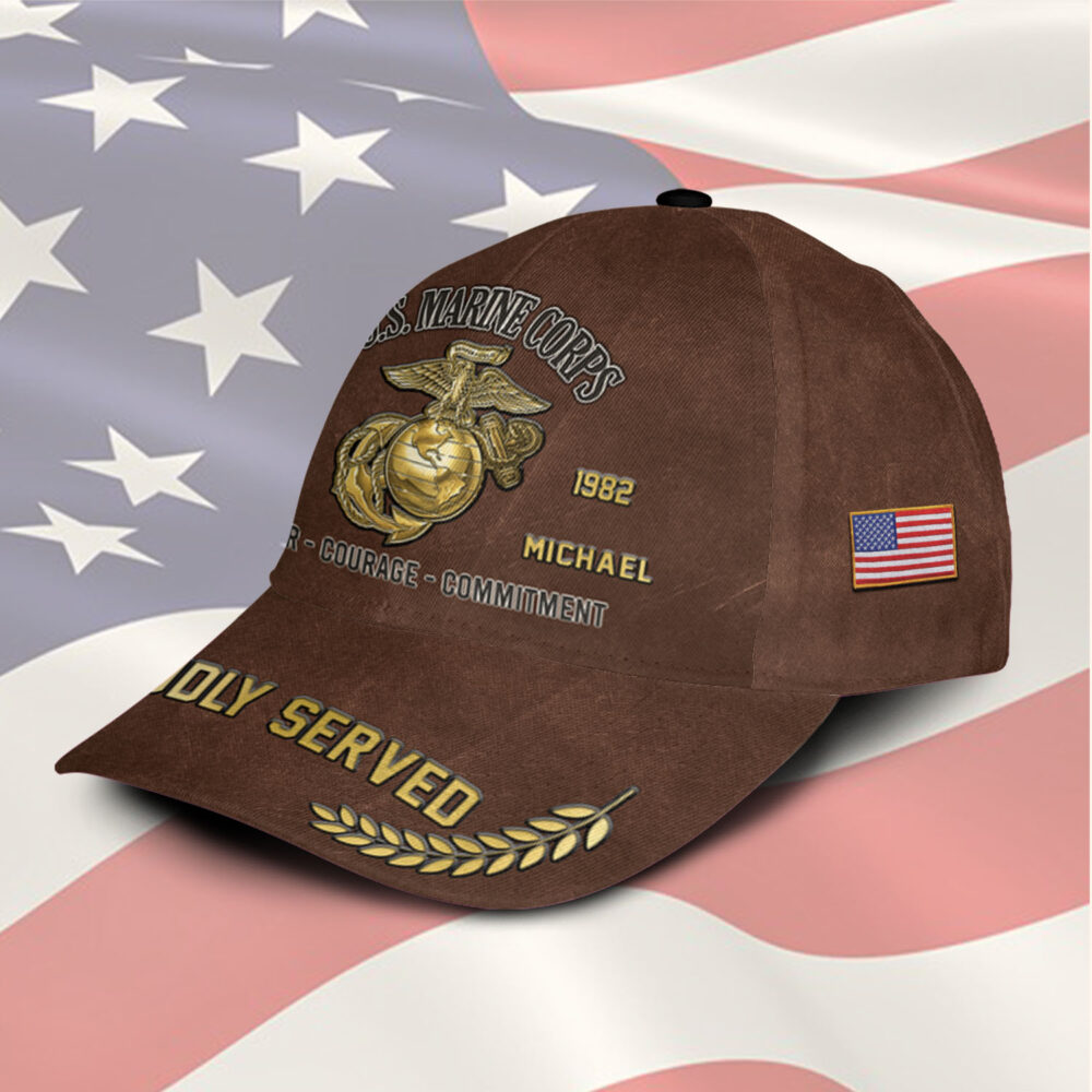 US Marine Corps, Proud To Have Served - Classic Cap - Image 2