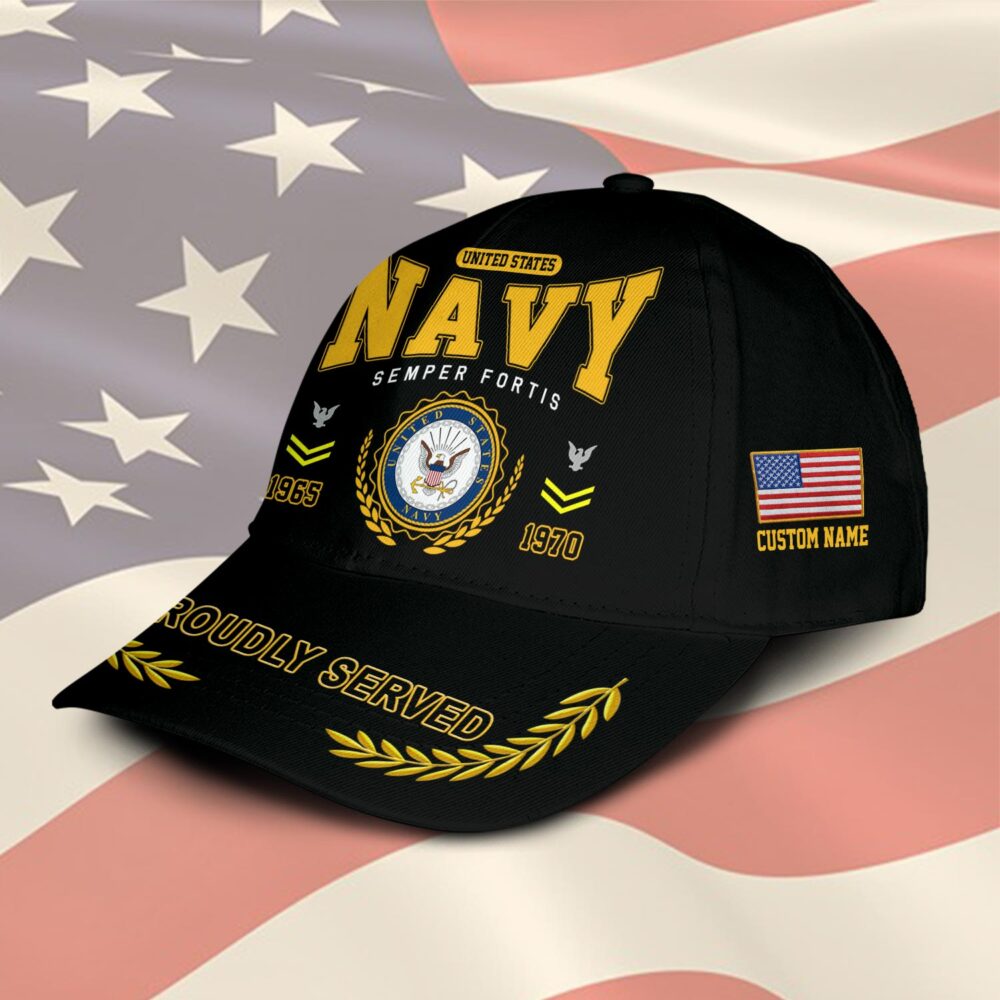 US Navy, E 4 Red - Classic Cap - Image 2