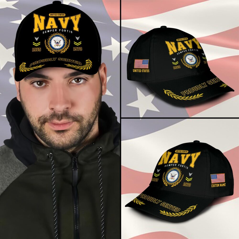 US Navy, E 4 Red - Classic Cap - Image 3
