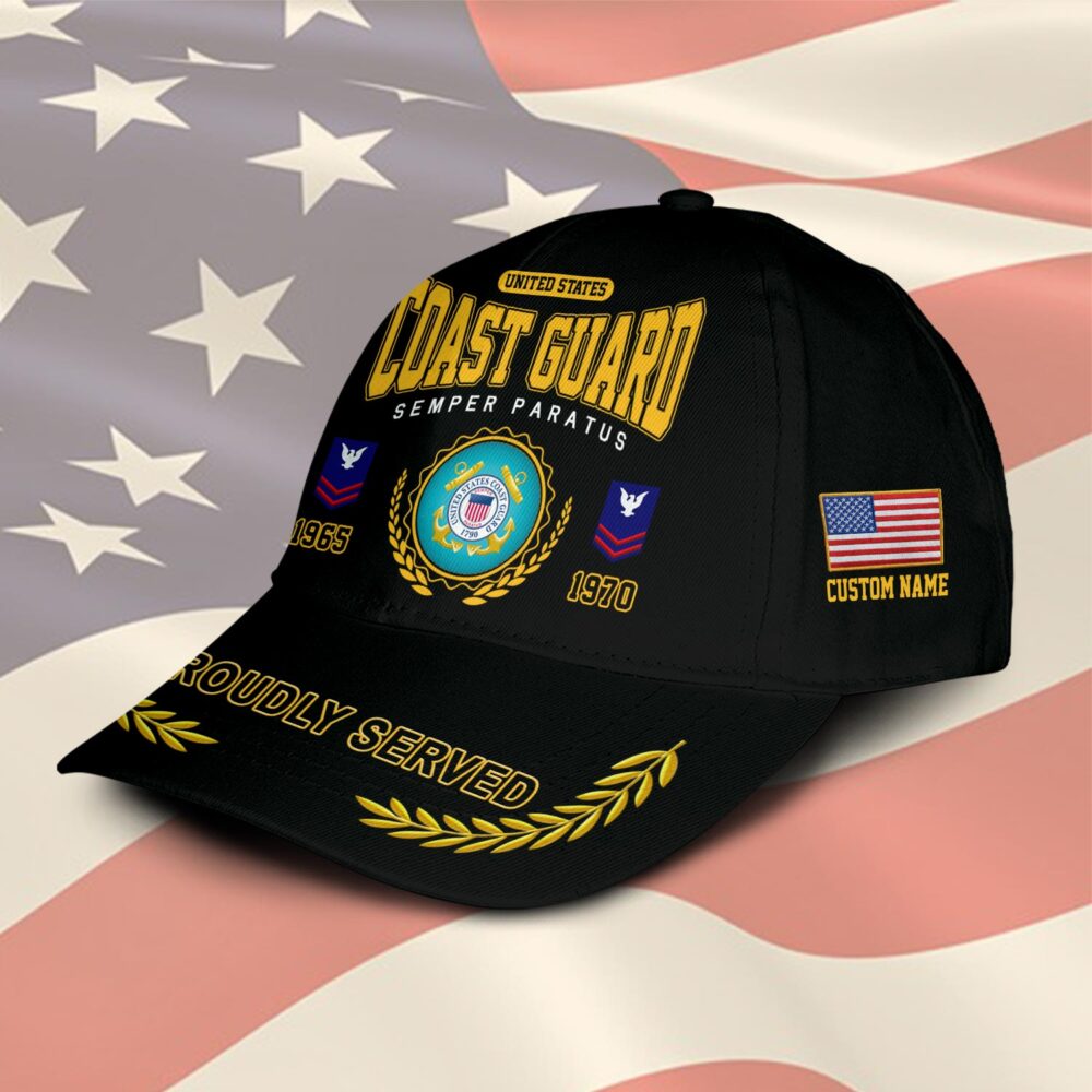 US Coast Guard, E 2 White - Classic Cap - Image 2