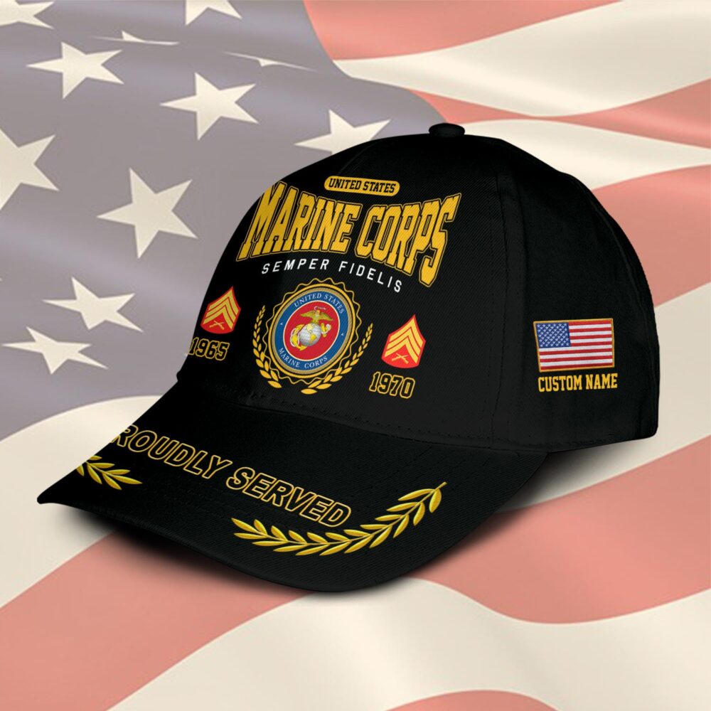 US Marine Corps, E 3 Marines Lance Corporal - Classic Cap - Image 2
