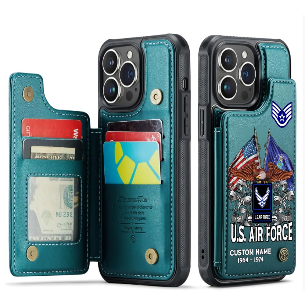 US Air Force , Always Remember, Never Forget - Leather Flip Phone Case - Image 5