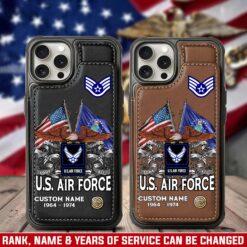 US Air Force , Always Remember, Never Forget - Leather Flip Phone Case
