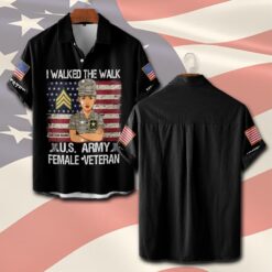 US Army, Once A Soldier, Always A Soldier - Short Sleeve Button Shirt