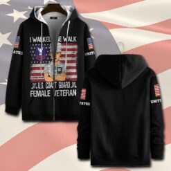 US Coast Guard, E 9 Gold - Zip Hoodie