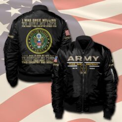 US Army, Once A Soldier, Always A Soldier - Bomber Jacket
