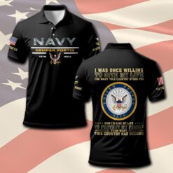US Navy, Always Courageous - Polo Shirt