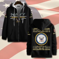 US Navy, Honor The Fallen - Zip Hoodie