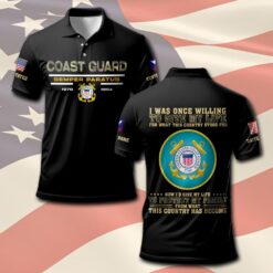 US Coast Guard, Served With Pride - Polo Shirt