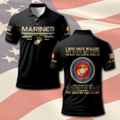 US Marine Corps, Proud Veteran - Polo Shirt