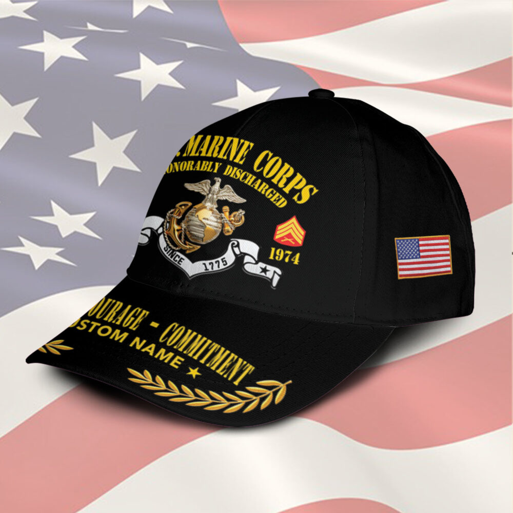US Marine Corps, E 3 Marines Lance Corporal - Classic Cap - Image 2